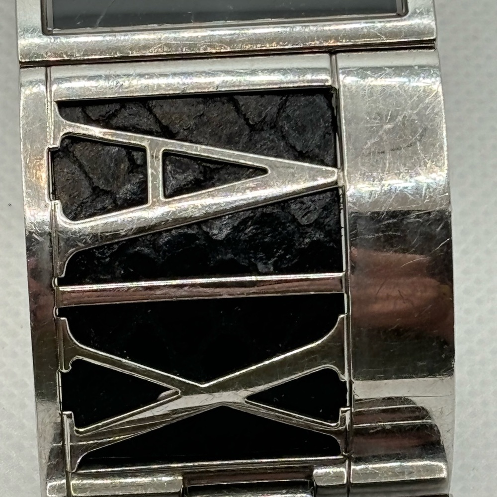 Armani Exchange Wide Bracelet Rectangular Watch - image 3